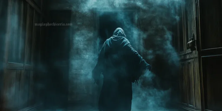 Boggart de Harry Potter emergiendo de un armario