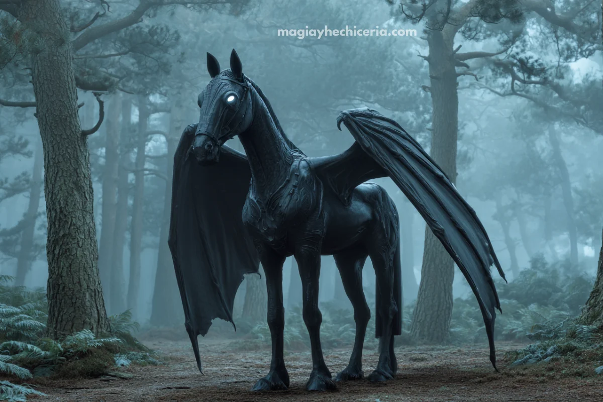 Thestral apariencia fisica