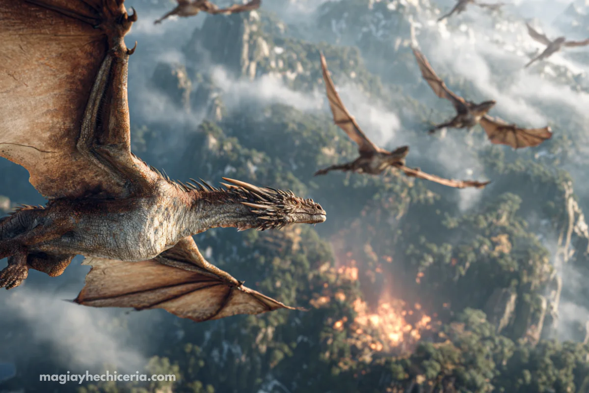 escripcion fisica de los dragones en harry potter