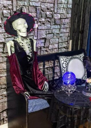 decoracion para un Halloween de Harry Potter