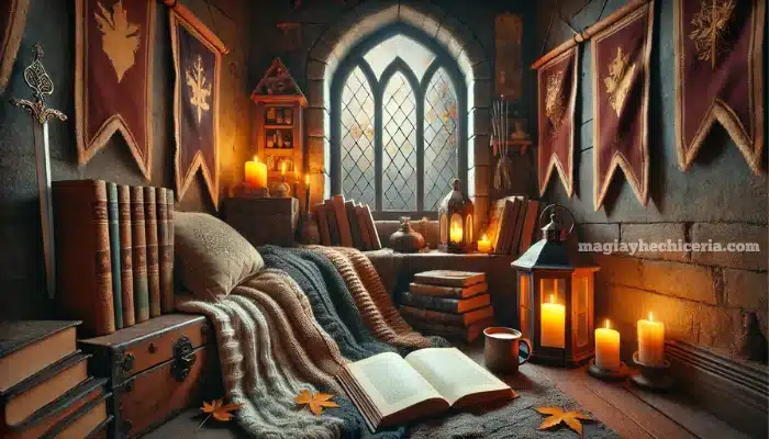 Lectura de un libro de Harry Potter