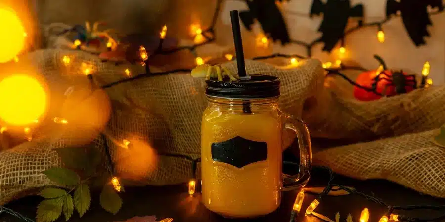 decoracion de frascos de cristal para un halloween potterhead