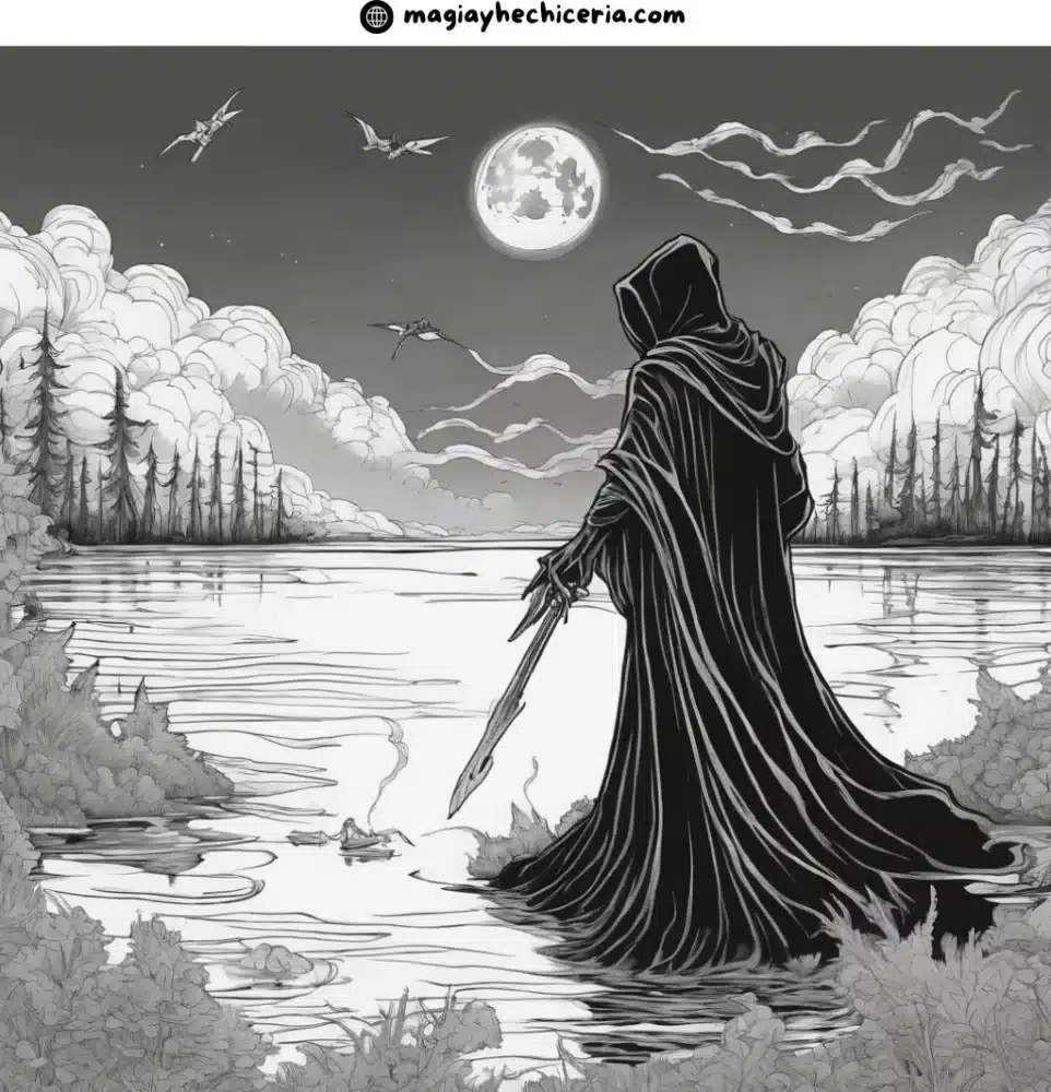 dementor realista para colorear halloween