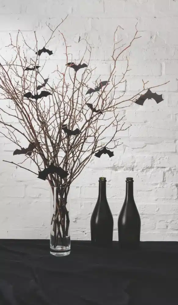 idea con botellas para decorar halloween harry potter