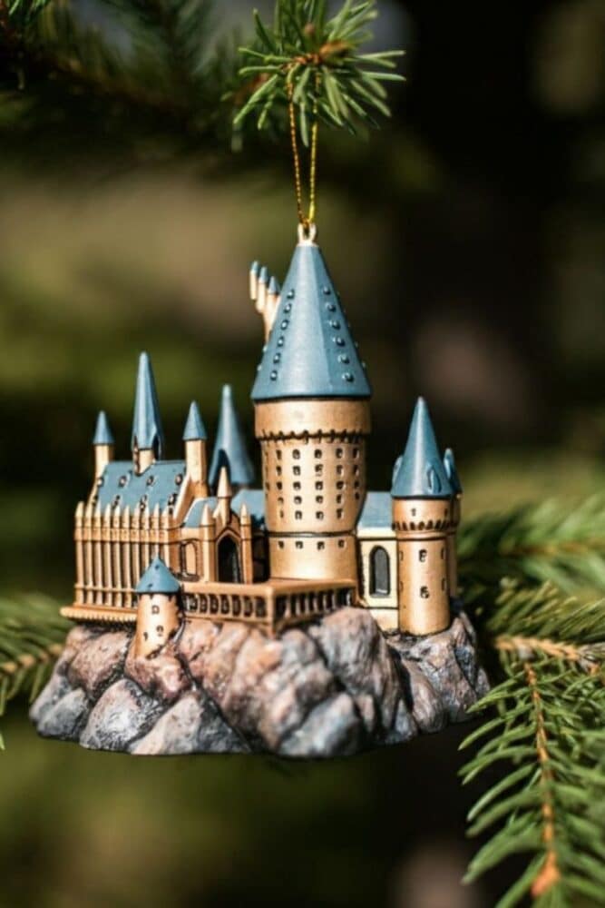 hogwarts arbol harry potter decoracion navidad