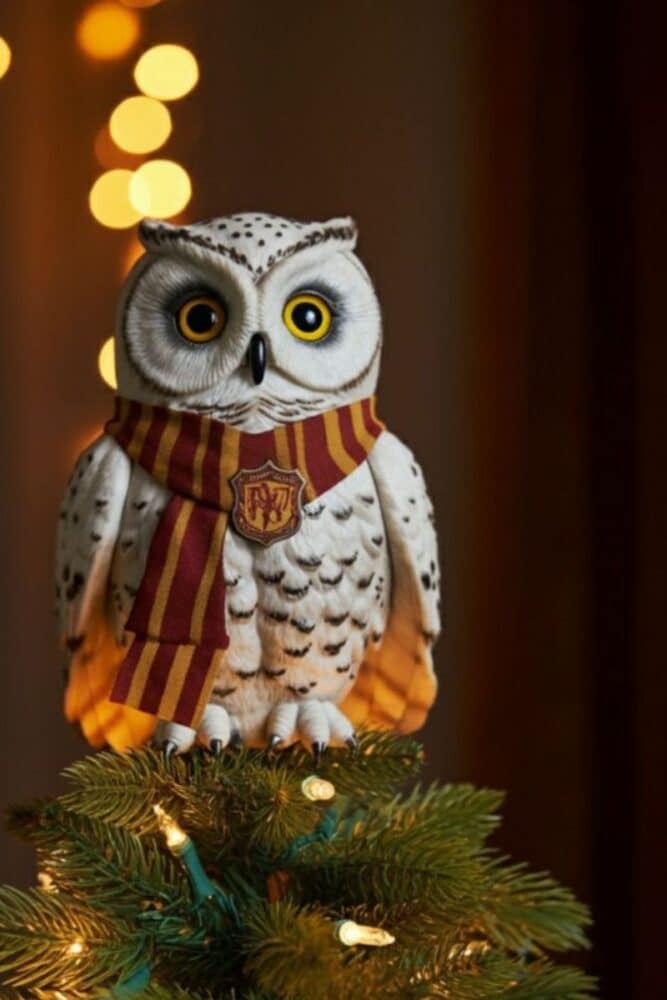 lechuza arbol harry potter decoracion navidad