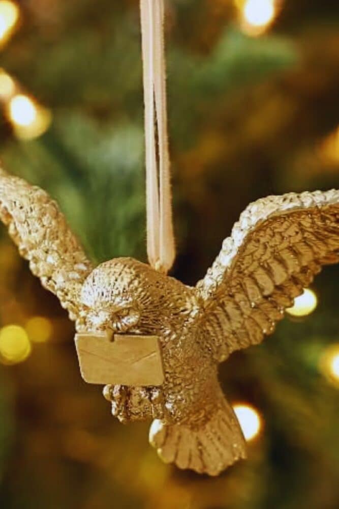 lechuza harry potter decoracion navidad