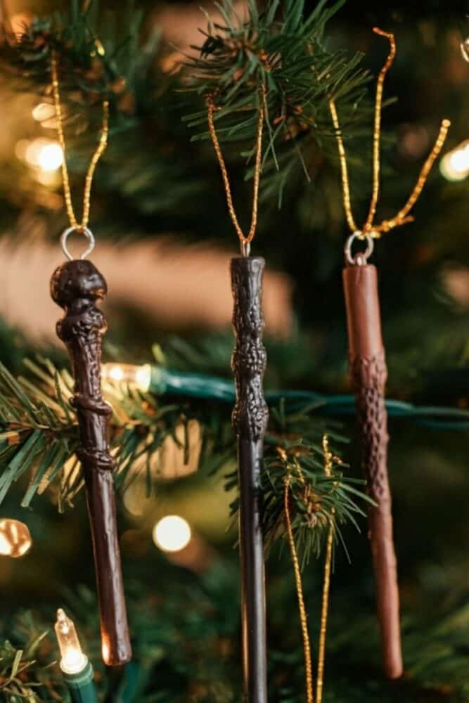varitas arbol harry potter decoracion navidad