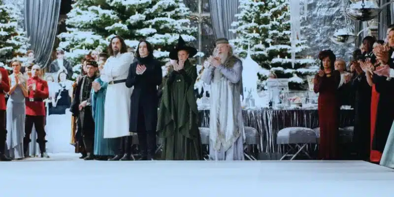 El baile de Navidad en el Torneo de los Tres Magos