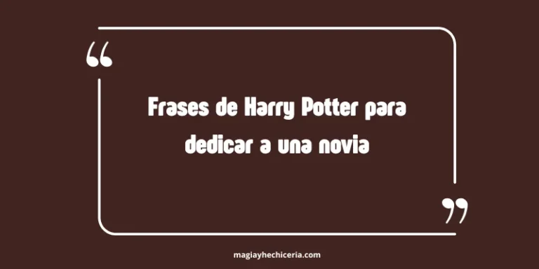 Frases de Harry Potter para dedicar a una novia