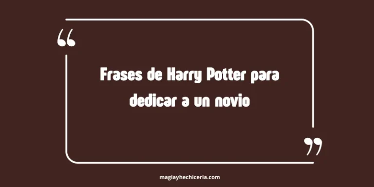frases de harry potter para dedicar a un novio