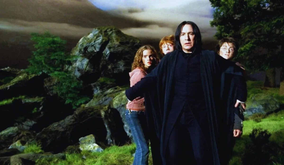 Hermione Ron Harry y Snape