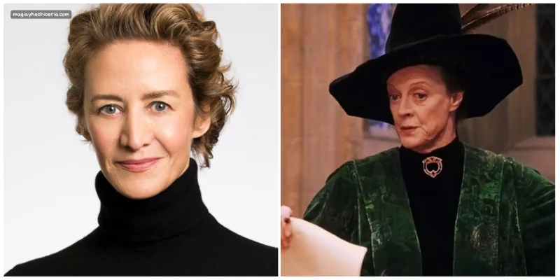 Janet McTeer como mcgonagall