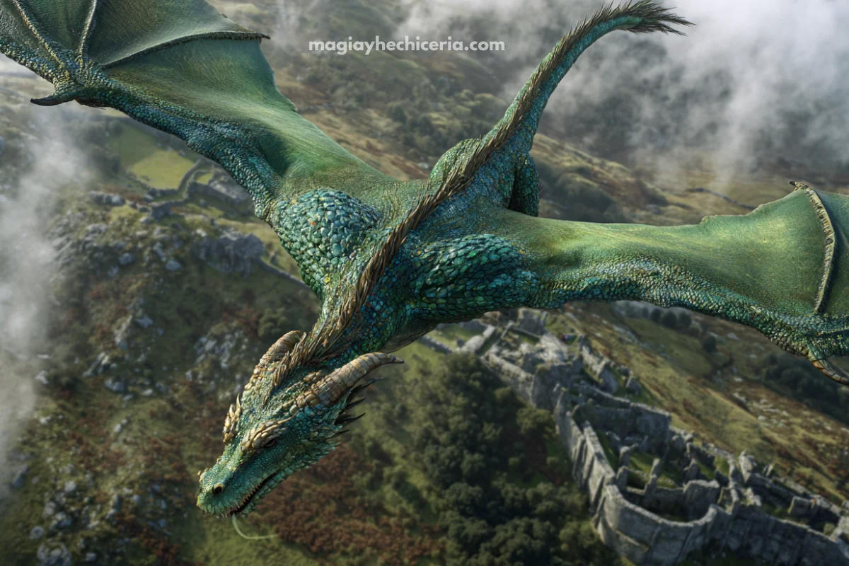 Dragon Verde Gales Comun descripcion fisica